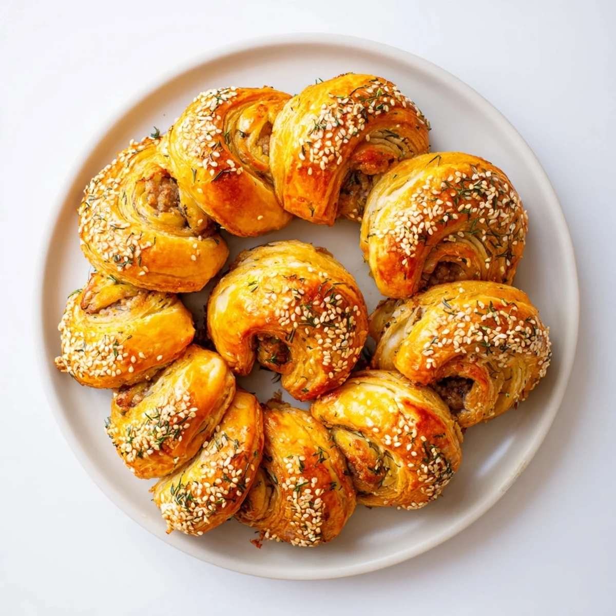 Savory Mini Sausage Wreath