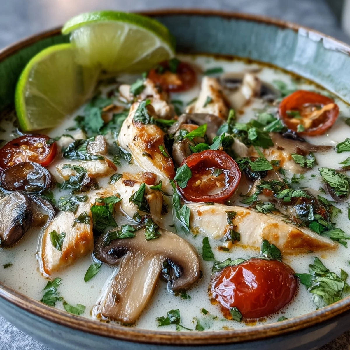Savor this delicious Best Ever Tom Kha Gai Soup, a comforting Thai classic.