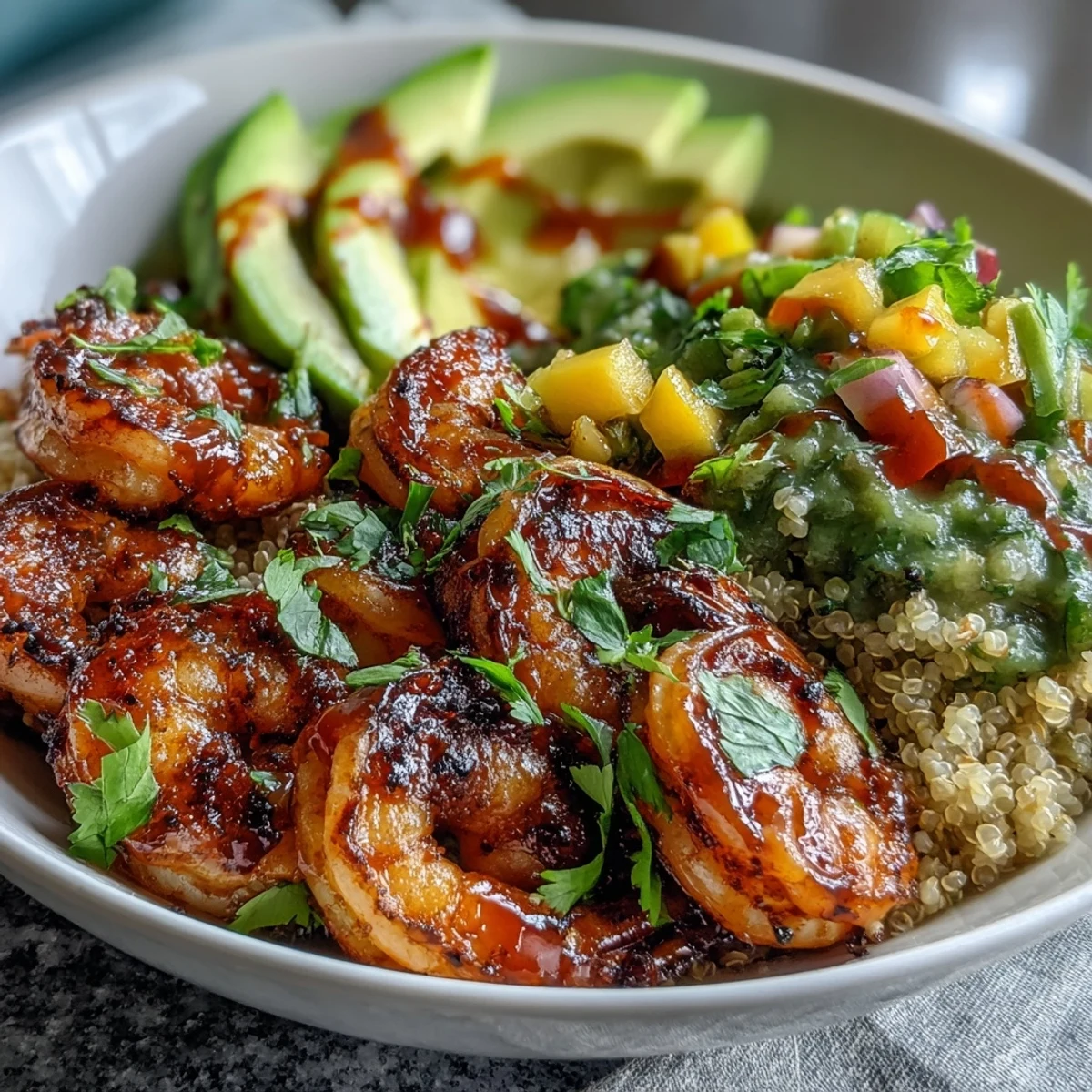 Dinner bowls showcase ripe avocado slices and tangy lime chili sauce, perfect for a quick weeknight meal.