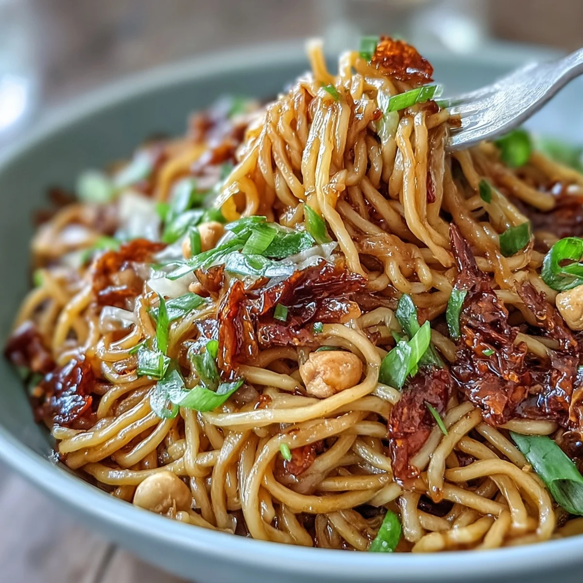 Quick Chili Crisp Noodles for Two