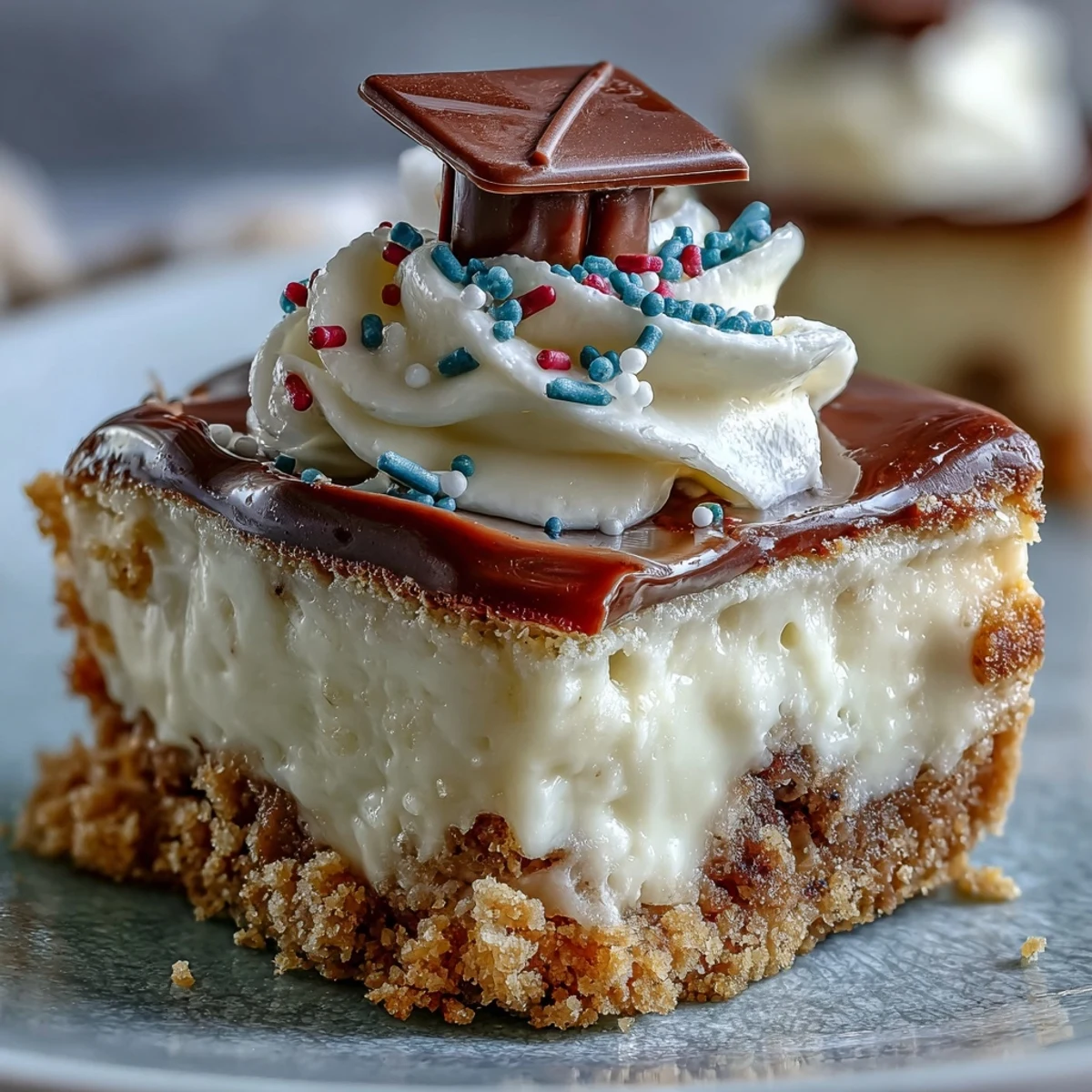 Mini Graduation Cheesecake Bites for Celebrations