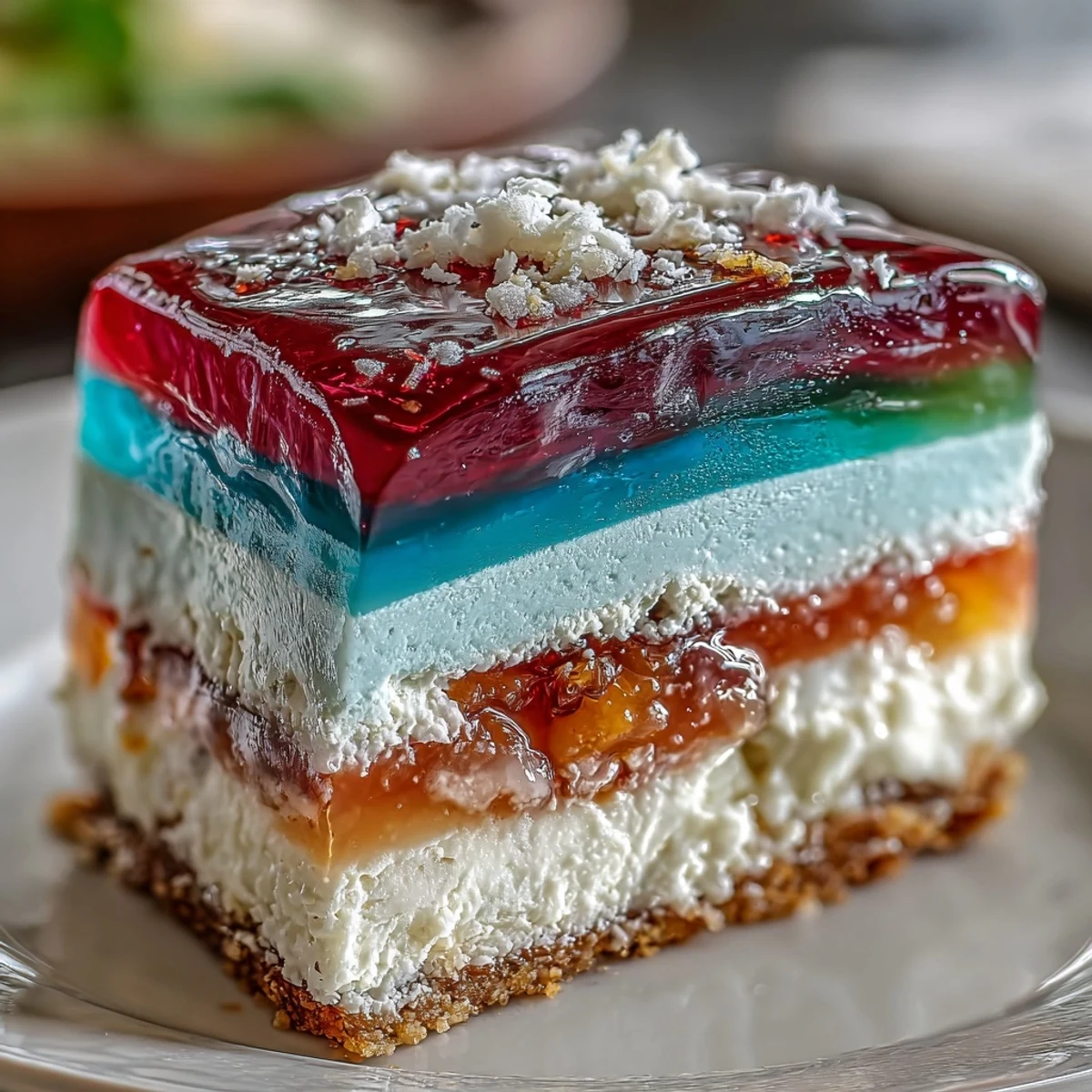 Vibrant Agar-Agar Dessert Delight