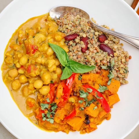 Vibrant Single-Pan Global Curries featuring aromatic spices and luscious coconut milk.  