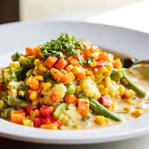 Steaming Veggie Coconut Curry, a vibrant vegan dish ready, garnished with fresh cilantro and lime.