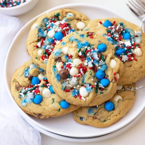 Loaded Hanukkah Sprinkle Christmas Cookies #112