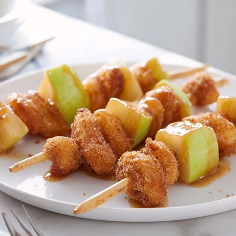 Caramel Apple Churro Skewers #116