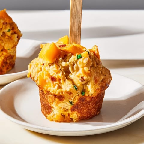 Maple Bourbon Spicy Cheddar Muffin #136