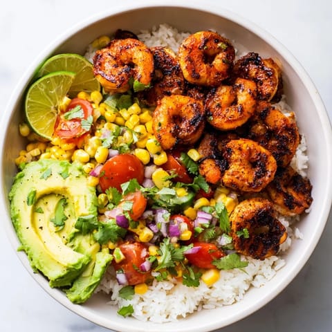 Blackened Shrimp Avocado Corn #192