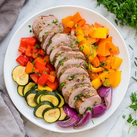 Roasted Garlic Pork Tenderloin