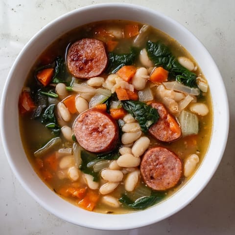 Simple Sausage White Bean