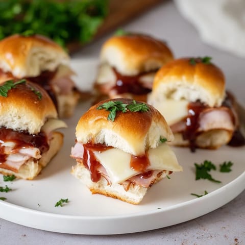 Cherry Glazed Ham Cheese