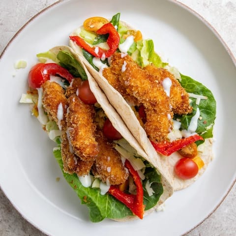 Crispy Santa Hat Chicken Wrap #310