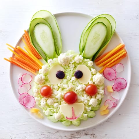 Easter Bunny Spring Platter #340