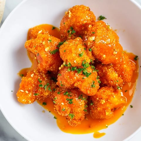 Buffalo Cauliflower Bites