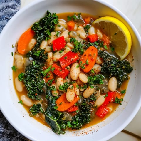 Mediterranean White Bean Stew #505