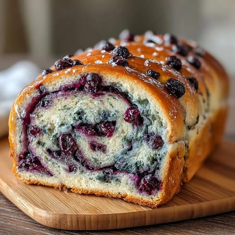 Lemon Blueberry Sourdough Swirl