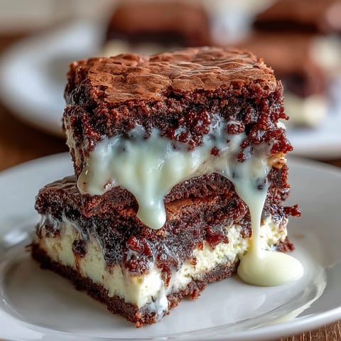 Cream Cheese Stuffed Brownies