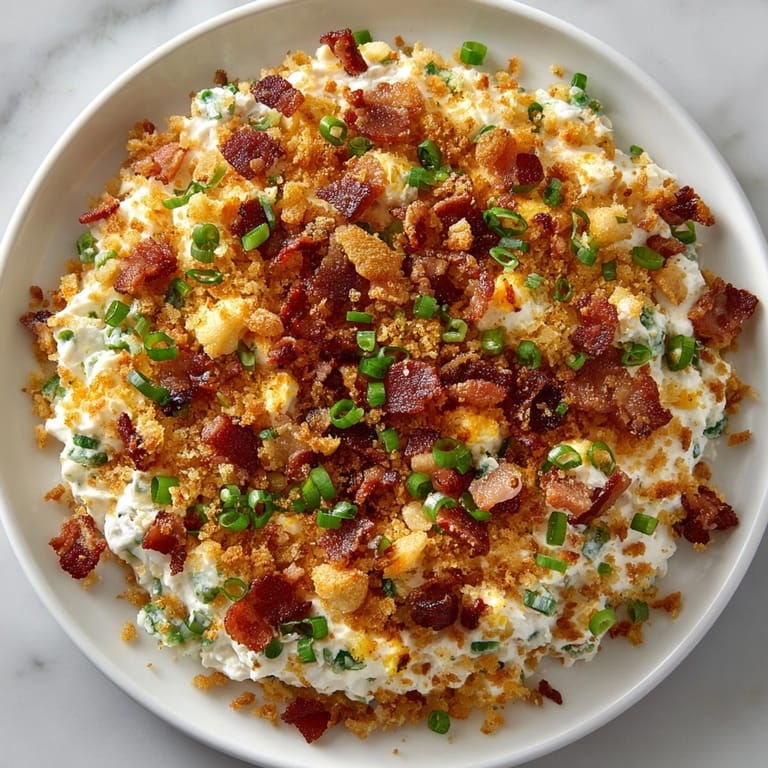 Slow-cooked Game Day Jalape&ntilde;o Popper Dip served hot with crunchy crackers and crisp green onions.
