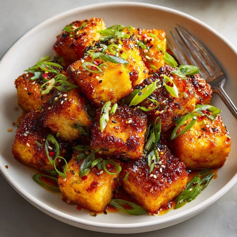 Homemade vegan Orange Tofu recipe, a healthy and flavorful dinner served over fluffy rice.