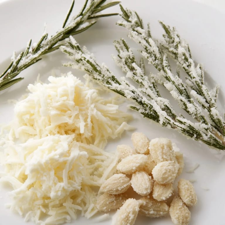 See an edible winter wonderland: The Frosted Pine appetizer featuring white cheddar snowdrifts.