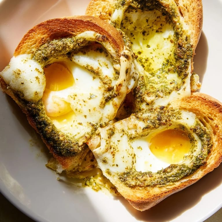 Crusty sourdough embraces the creamy pesto eggs and mozzarella in this delicious Pesto Egg Grilled Cheese.