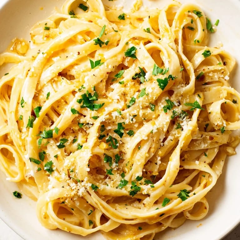 Sriracha Honey Pasta served in a white bowl, drizzled with honey and extra parmesan for a bold, savory finish.