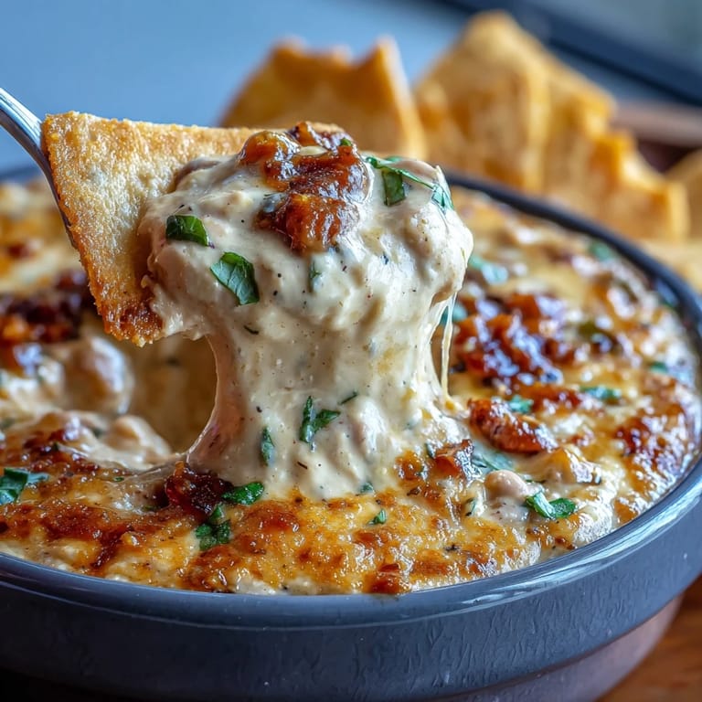 Cheesy, smoky hot black-eyed pea dip, a delightful Southern appetizer with fresh cilantro.