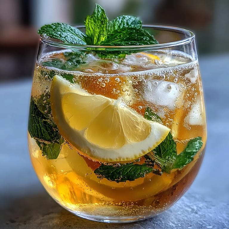 Refreshing alcohol-free limoncello spritz with zesty lemon and bubbles, served over ice for a cheerful summer drink.